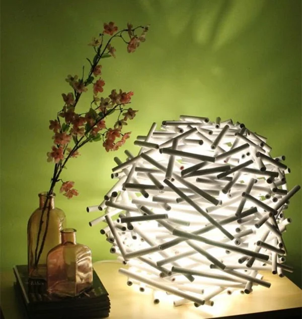  Papier Lampenschirm-basteln licht