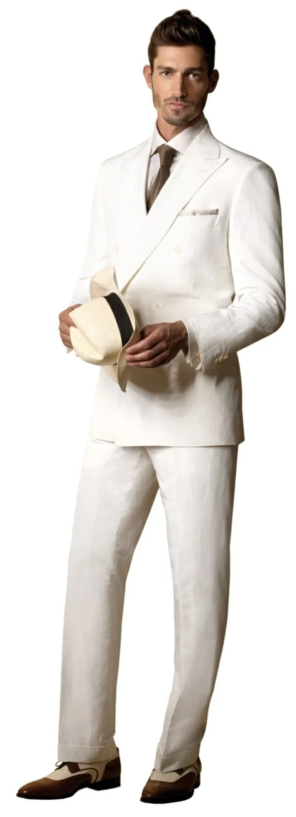 brioni herrenmode italienischer anzug modern weiß