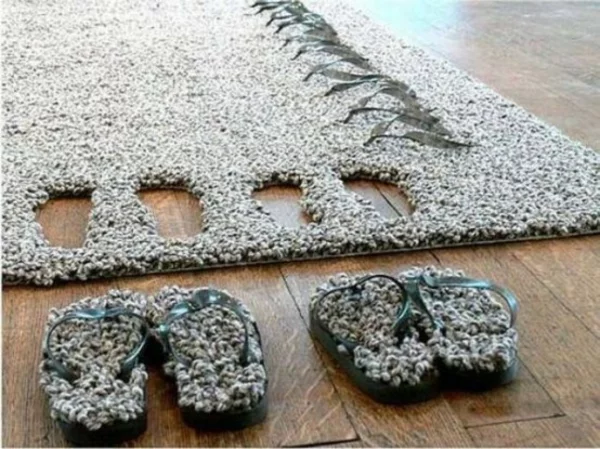 designer teppiche wohnzimmer teppiche flauschig hausschuhe