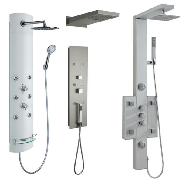 Duschpaneele sorgen für eine moderne Badezimmergestaltung