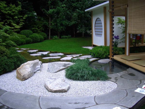 Den Garten Mit Steinen Gestalten Schone Gartengestaltungsideen