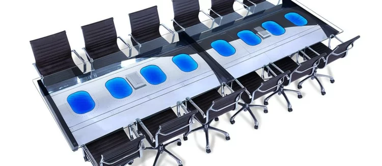 industrial style möbel fuselage conference table ausgefallene möbel