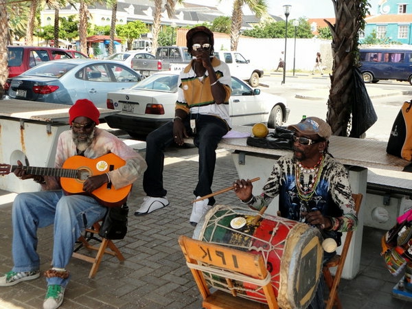 karibische inseln reggae musikanten