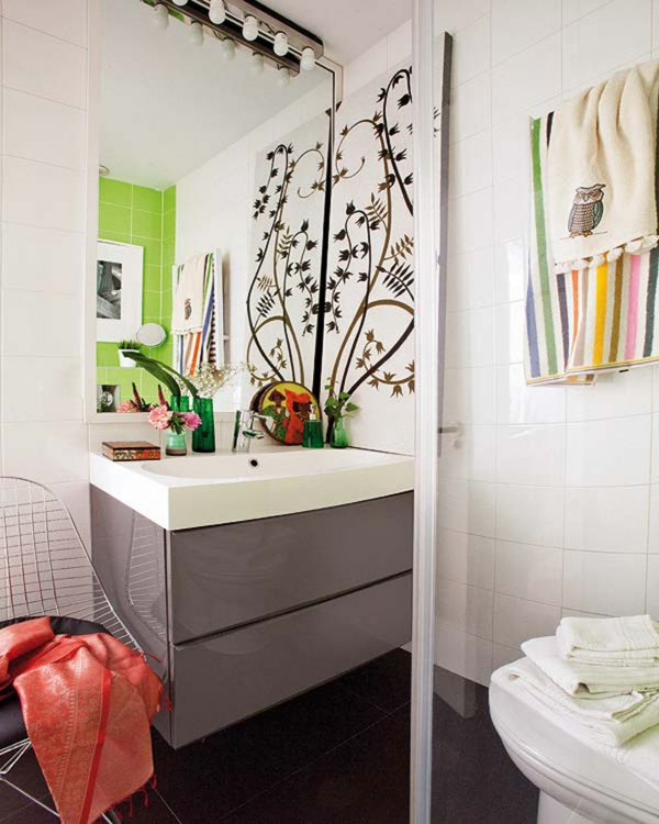 wohnung kleine einrichten tipps schön gestalten badezimmer