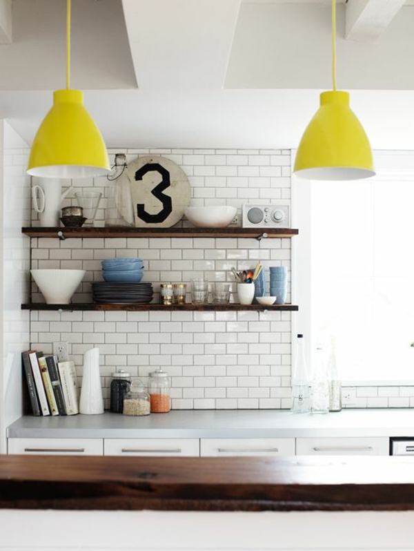 küchenlampen küchenbeleuchtung modern design decke led gelb