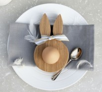 Lustige Eierbecher aus Holz – Ostergeschenke von Hop&Peck