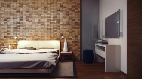 moderne tapeten ausgefallenen wandtapete textur schlafzimmer