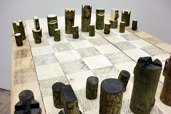 schach figuren schachspiel naturholz