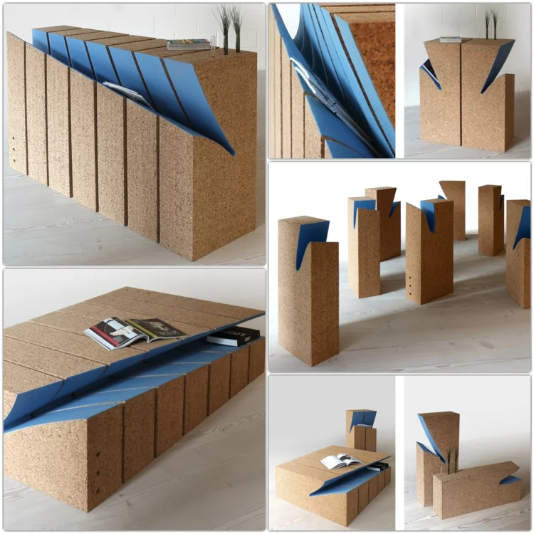 Italienische möbel designer Alessandro Isola eroded table console