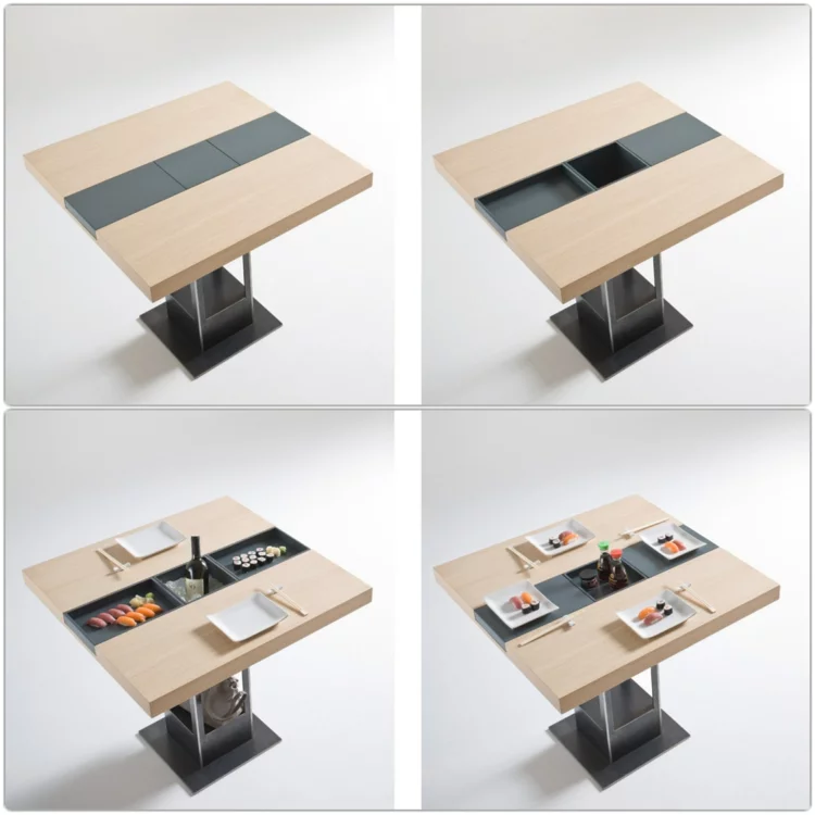 Italienische möbel designer Alessandro Isola kaiseki table Designermöbel esszimmertisch sushi