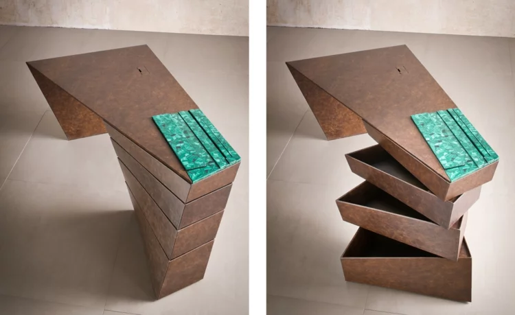 Italienische möbel designer Alessandro Isola torque desk Designermöbel