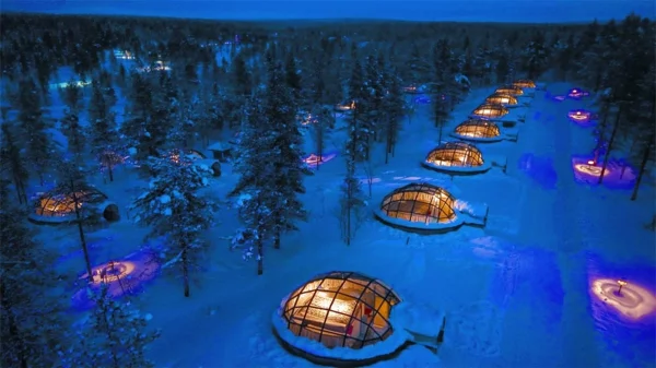 Kakslauttanen Igloo Village finnland luxushotels design ferienhaus