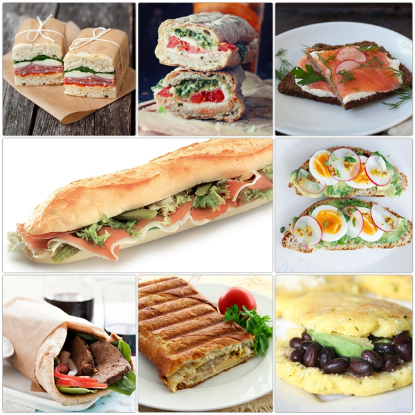 Sandwich Rezepte fastfood weltweit kleiner imbiss belegte brote