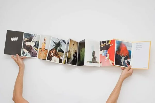 ein Faltbuch basteln DIY Projekt und Bastelideen mit Bildern zum Selbermachen 