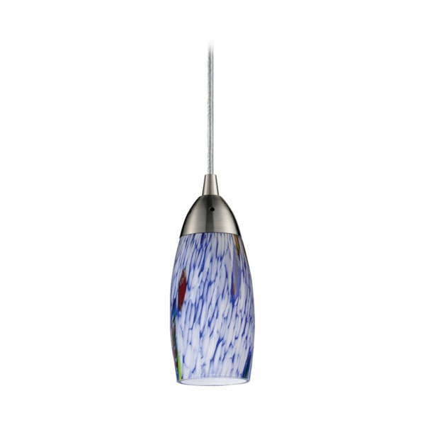 farbiger lampenschirm glas elegantes design