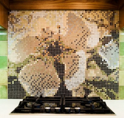 Küchenrückwand Ideen - Mosaikfliesen in der Küche