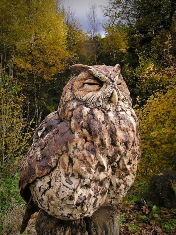 Holzfiguren werden Ihrem Garten einen individuellen Look