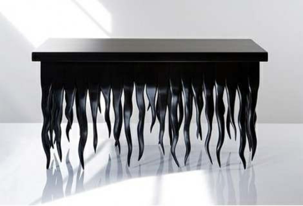 neuartige möbel Judson Beaumont designer tisch schwarz