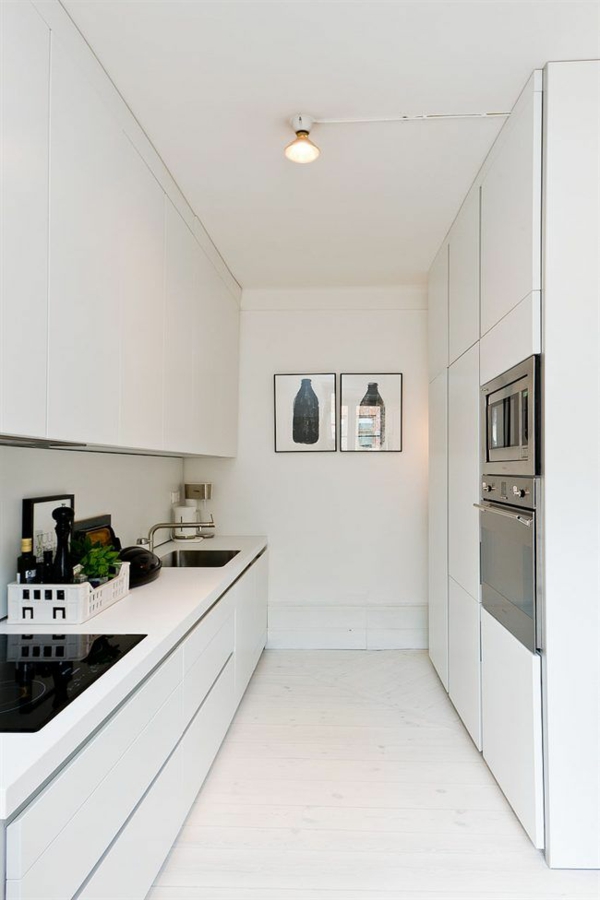 kleine küche einrichten minimalistische küchenideen