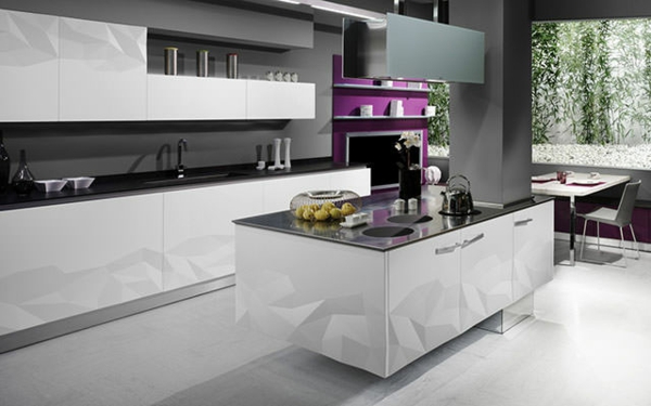 küchendesign artica kitchen 3D oberflächen