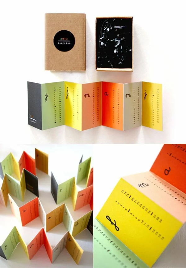 DIY Projekte mit Papier für Groß und Klein ein Faltbuch aus bunten Karten selber machen 