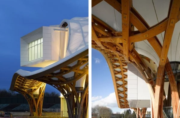 moderne architektur shigeru ban modernes gebäude