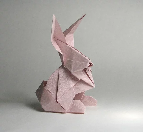 origami hase basteln osterdeko ideen osterhase basteln origami papier
