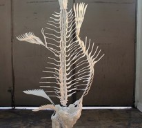 Plastik Kunst – unglaubliche Skulpturen aus Plastikbesteck