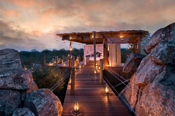 romantik wochenende lion sands terrasse
