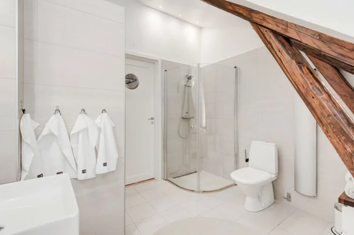 skandinavisch wohnen penthousewohnung stockholm bodengleiche dusche