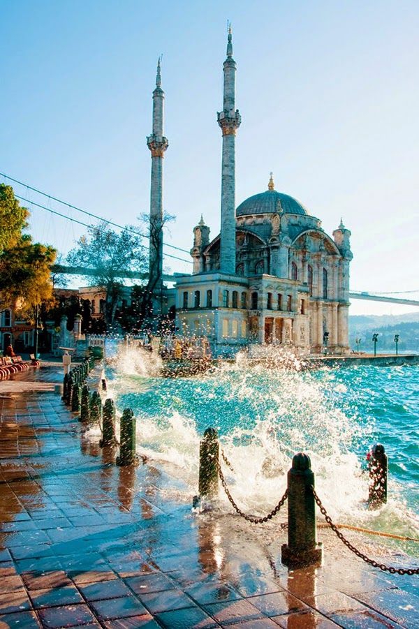 traumurlaub türkei moschee meer reisen
