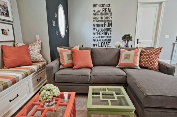 Wohnzimmer Wandgestaltung -Ein paar stilvolle Vorschläge für die Wände