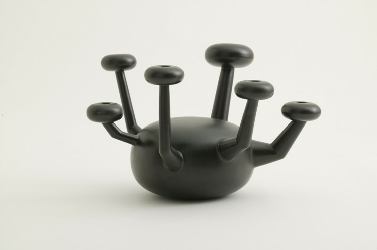 Italienische designermöbel  Bosa keramik design atomo kerzenständer