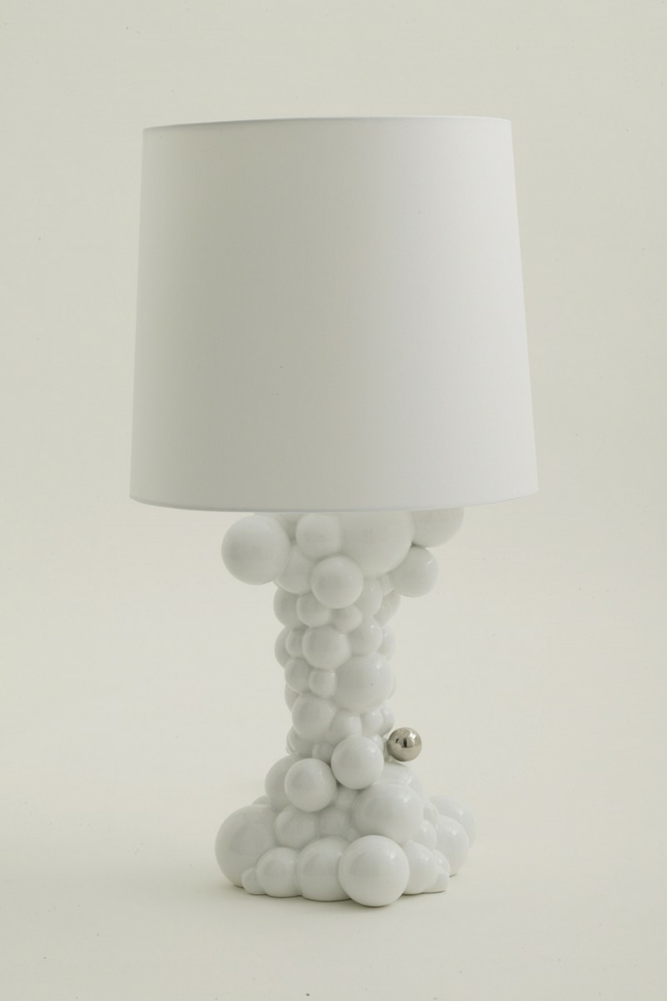 Italienische designermöbel Wohnaccessoires Bosa bubbles tischlampe weiß