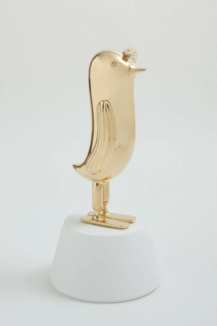 Italienische Wohnaccessoires Bosa keramik design hopebird gold