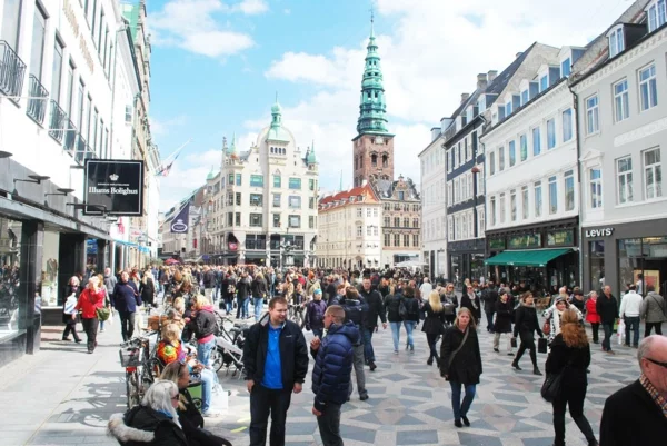 Kopenhagen Sehenswürdigkeiten stroget fußgängerzone längste straße