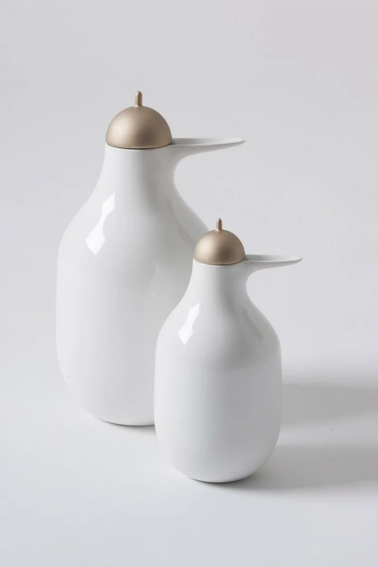Wohnaccessoires Bosa keramik design pellicano teekane weiß