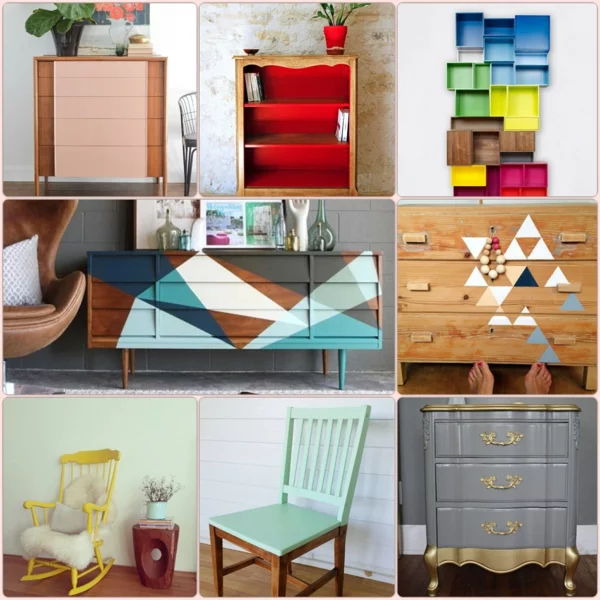 alte Möbel neu gestalten DIY Projekte Retro-Möbelstücken neues Leben einhauchen 