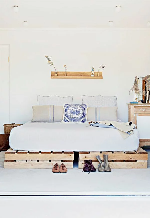 bett aus paletten selber bauen schlafzimmer möbel doppelbett