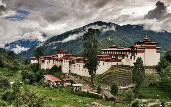 bhutan glück Trongsa Dzong festung