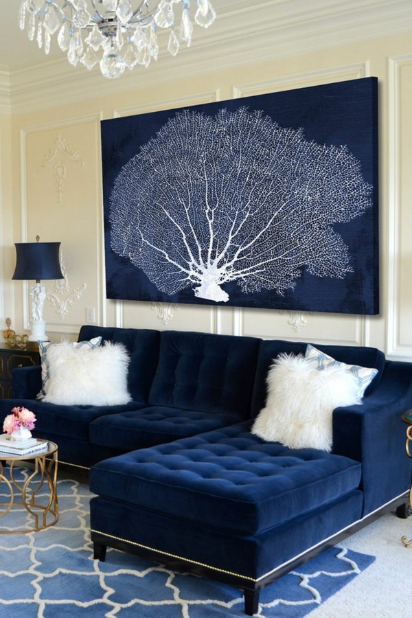 design klassiker möbel designer sofa blau