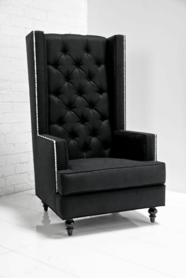 design klassiker sessel schwarz luxus möbel