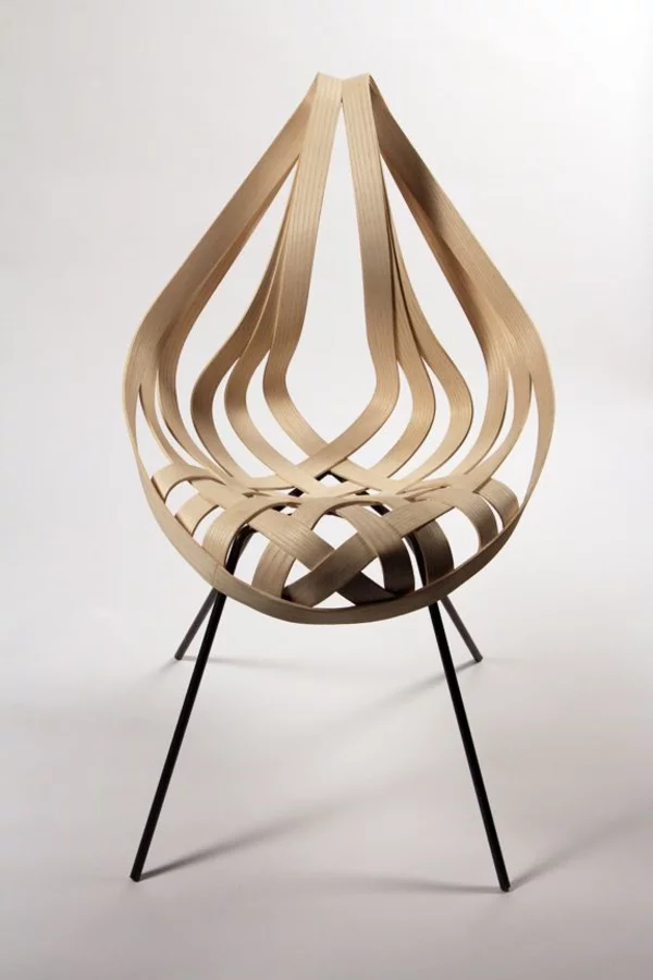 designer möbel aus Furnier zukunft des materials stuhl design