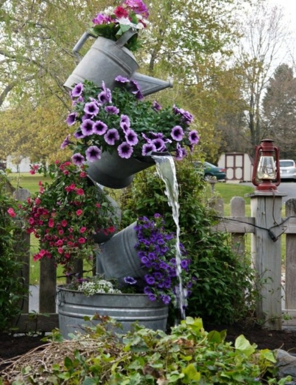 Gartenbrunnen selber bauen 17 einfache und originelle Ideen zur