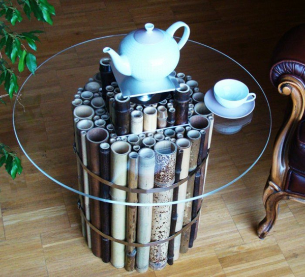gartenmöbel luxus bambus couchtisch wohnzimmertische