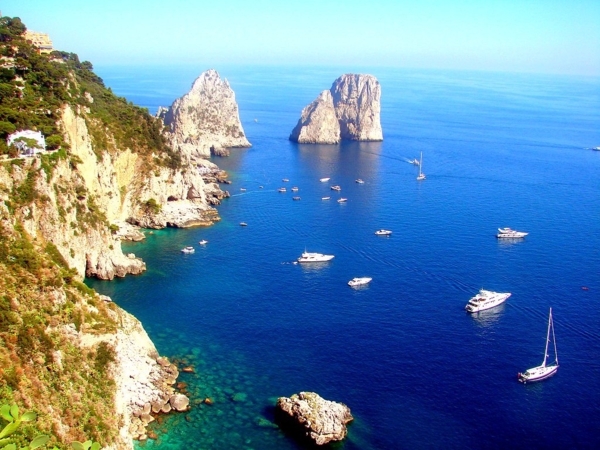 insel capri italien mittelmeer länder mediterrane kultur natur