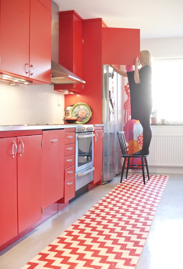 küche läufer teppich kunststoff  brita sweden designer teppiche