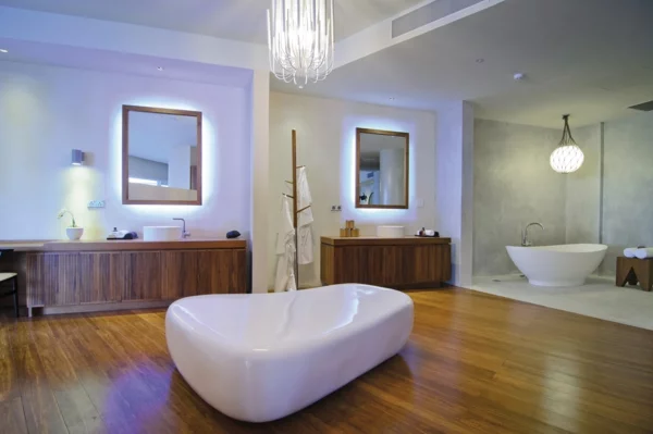 malediven urlaub luxus badezimmer