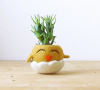Bestellen Sie Ihren lustigen Pflanzenkübel aus Filz online