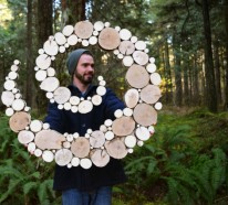 Wanddekoration selber machen – minimalistische Skulpturen aus Naturholz